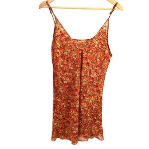 Victoria’s Secret Women’s Floral Slip Dress L Vintage Y2K Nightgown Lingerie